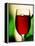 Red Wine in Glass-Vladimir Shulevsky-Framed Premier Image Canvas