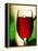 Red Wine in Glass-Vladimir Shulevsky-Framed Premier Image Canvas