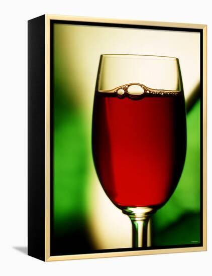 Red Wine in Glass-Vladimir Shulevsky-Framed Premier Image Canvas