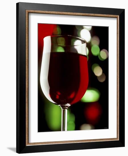 Red Wine in Glass-Vladimir Shulevsky-Framed Photographic Print