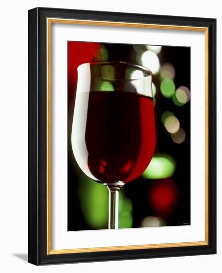 Red Wine in Glass-Vladimir Shulevsky-Framed Photographic Print