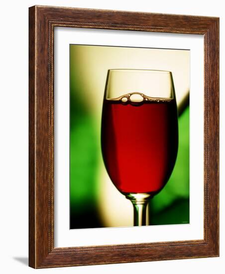 Red Wine in Glass-Vladimir Shulevsky-Framed Photographic Print