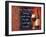 Red Wine Selection-Will Rafuse-Framed Art Print