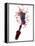 Red Wine Splashing Out of Bottle-Kröger & Gross-Framed Premier Image Canvas