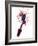 Red Wine Splashing Out of Bottle-Kröger & Gross-Framed Photographic Print