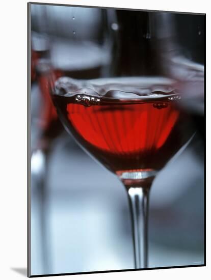 Red Wine (Straw Wine) in Glasses, Burgenland, Austria-Herbert Lehmann-Mounted Photographic Print