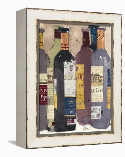 Red Wine Tasting II-Samuel Dixon-Framed Stretched Canvas