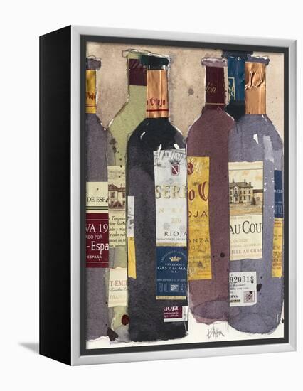 Red Wine Tasting II-Samuel Dixon-Framed Stretched Canvas
