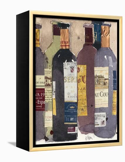 Red Wine Tasting II-Samuel Dixon-Framed Stretched Canvas