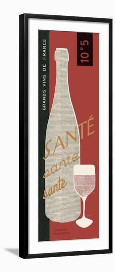 Red Wine Toast-Sue Schlabach-Framed Art Print