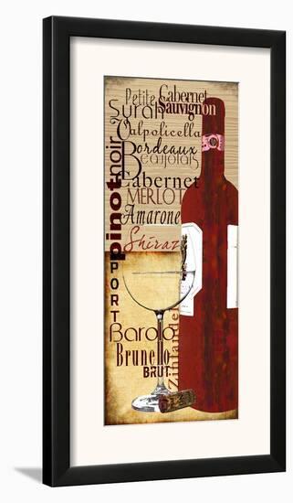 Red Wine-Lisa Wolk-Framed Art Print