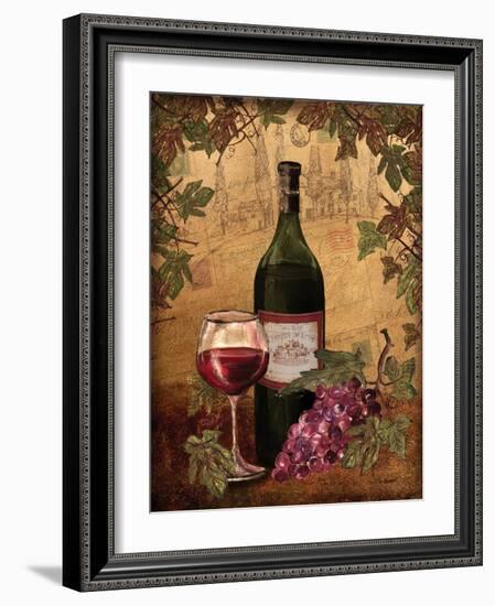 Red Wine-Todd Williams-Framed Art Print