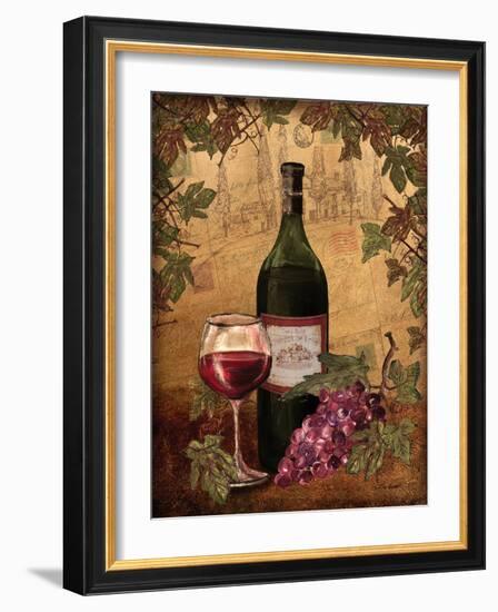 Red Wine-Todd Williams-Framed Art Print