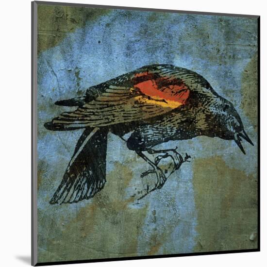 Red Wing Blackbird No. 1-John W^ Golden-Mounted Art Print