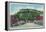 Red Wing, Minnesota - Main Street View of Mt. La Grange-Lantern Press-Framed Stretched Canvas