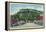 Red Wing, Minnesota - Main Street View of Mt. La Grange-Lantern Press-Framed Stretched Canvas