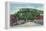Red Wing, Minnesota - Main Street View of Mt. La Grange-Lantern Press-Framed Stretched Canvas