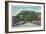 Red Wing, Minnesota - Main Street View of Mt. La Grange-Lantern Press-Framed Art Print