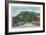 Red Wing, Minnesota - Main Street View of Mt. La Grange-Lantern Press-Framed Art Print