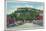 Red Wing, Minnesota - Main Street View of Mt. La Grange-Lantern Press-Mounted Art Print
