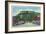 Red Wing, Minnesota - Main Street View of Mt. La Grange-Lantern Press-Framed Art Print