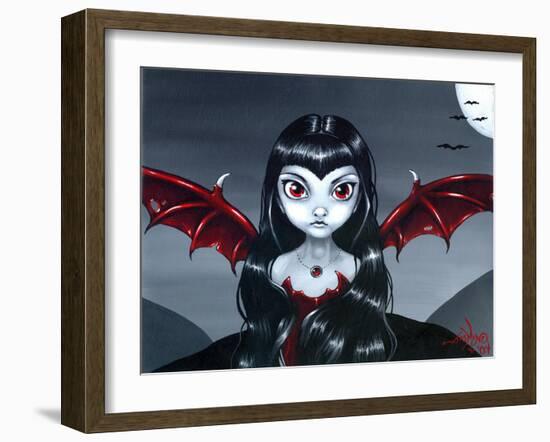 Red Winged Fairy-Jasmine Becket-Griffith-Framed Art Print