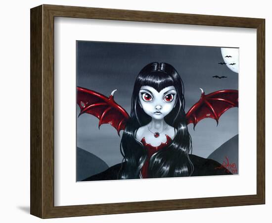 Red Winged Fairy-Jasmine Becket-Griffith-Framed Art Print