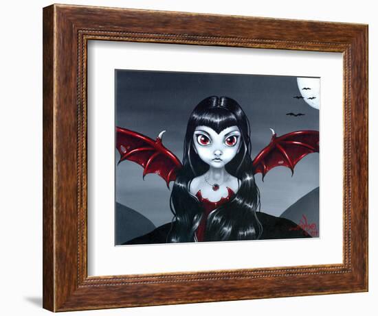 Red Winged Fairy-Jasmine Becket-Griffith-Framed Art Print