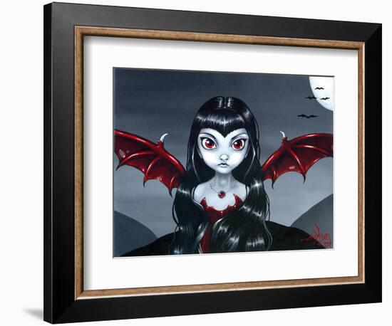 Red Winged Fairy-Jasmine Becket-Griffith-Framed Art Print