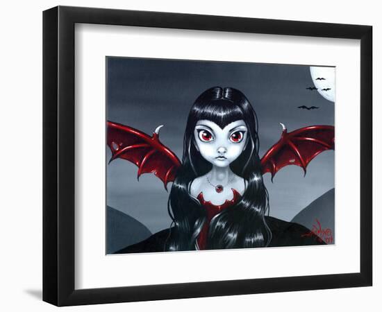 Red Winged Fairy-Jasmine Becket-Griffith-Framed Art Print