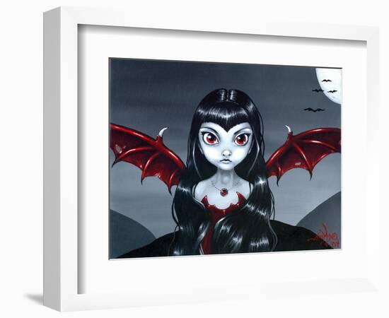 Red Winged Fairy-Jasmine Becket-Griffith-Framed Art Print