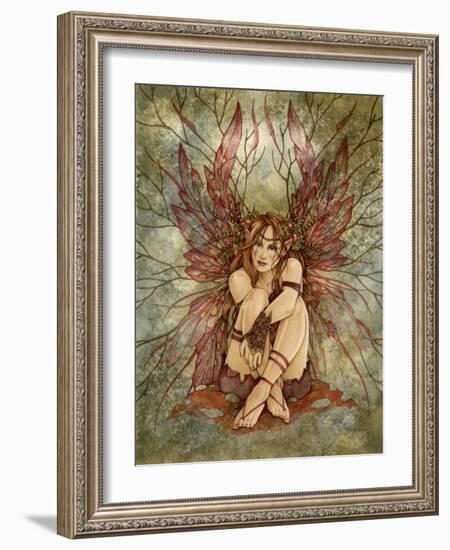 Red Wings-Linda Ravenscroft-Framed Giclee Print