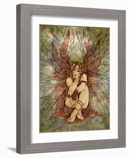 Red Wings-Linda Ravenscroft-Framed Giclee Print