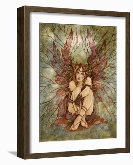 Red Wings-Linda Ravenscroft-Framed Giclee Print