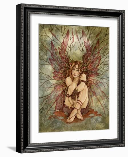 Red Wings-Linda Ravenscroft-Framed Giclee Print