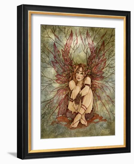 Red Wings-Linda Ravenscroft-Framed Giclee Print