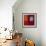 Red with a touch of sky-Luc Vangindertael (laGrange)-Framed Photographic Print displayed on a wall