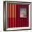 Red with a touch of sky-Luc Vangindertael (laGrange)-Framed Photographic Print