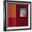 Red with a touch of sky-Luc Vangindertael (laGrange)-Framed Photographic Print