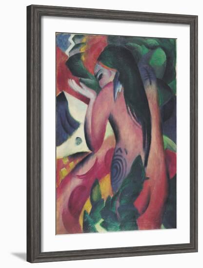 Red Woman-Franz Marc-Framed Giclee Print