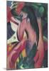 Red Woman-Franz Marc-Mounted Giclee Print