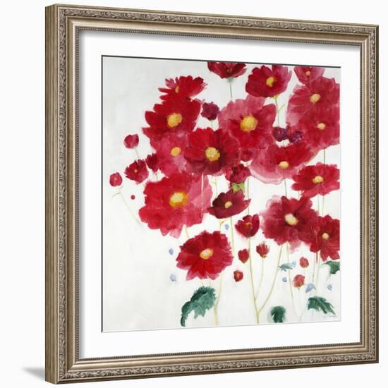 Red Zone I-Jill Martin-Framed Art Print