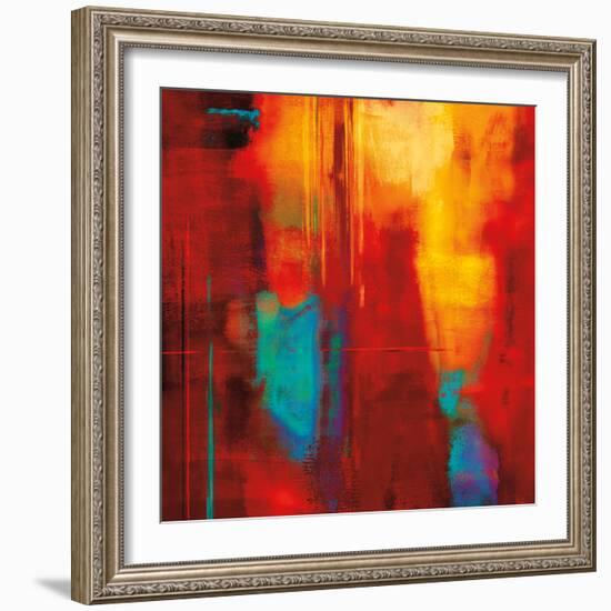 Red Zone I-Brent Nelson-Framed Art Print