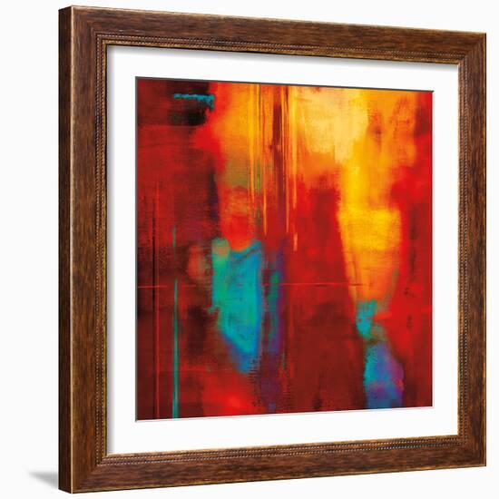 Red Zone I-Brent Nelson-Framed Art Print