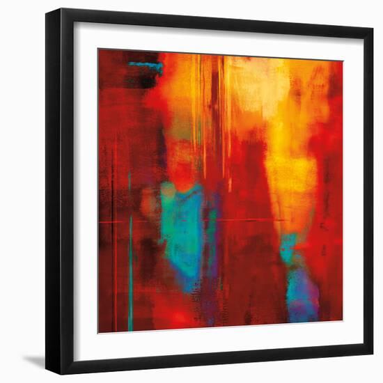 Red Zone I-Brent Nelson-Framed Art Print