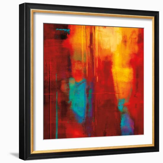 Red Zone I-Brent Nelson-Framed Art Print