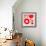 Red-Irena Orlov-Framed Art Print displayed on a wall