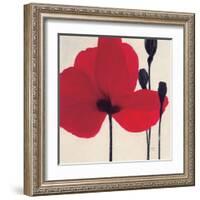 Red-Ivo-Framed Art Print