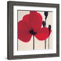 Red-Ivo-Framed Art Print