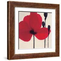 Red-Ivo-Framed Art Print